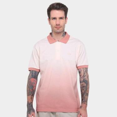 Imagem de Camisa Polo Lacoste Masculina, Rosa, P