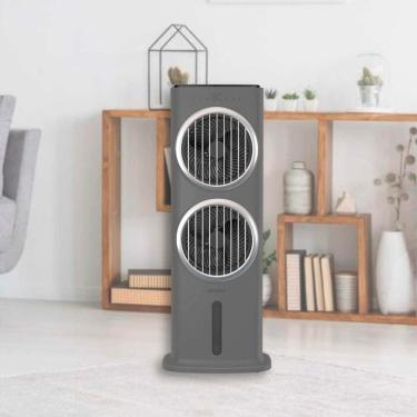 Imagem de Climatizador De Ar Spirit Turbo 95cm 90w Com Controle Remoto Cinza 110V
