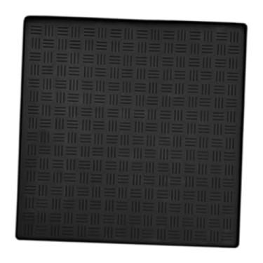 Imagem de Ｂｅｓｇａ Protetor de topo para lavadora e secadora, capa superior para máquina de lavar, à prova de poeira, reutilizável, durável e antiderrapante para cozinha, Preto, 60 Cm X 60 Cm