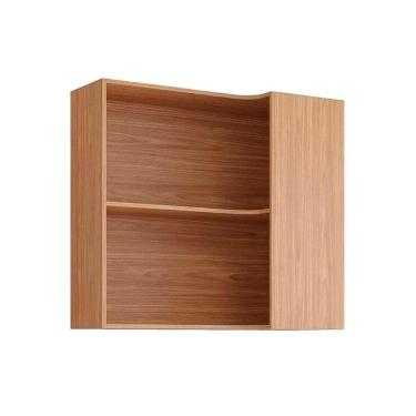 Imagem de Módulo Cozinha MGM Divina Armário Canto Reto c/ 2 Nichos 92cm Freijo - Cinamomo-MGM