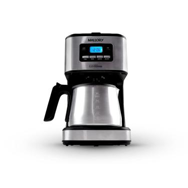 Imagem de Cafeteira Elétrica Mallory 1,5 Litros Easy Coffee Preto e Inox - 220V
