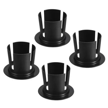 Imagem de PATIKIL Alça retrátil de 7,6 cm, 4 peças, dispensador de filme elástico de plástico para embalagem móvel de 50 mm, preto