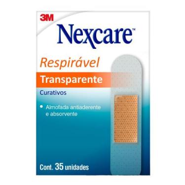 Imagem de Curativo Nexcare Transparente com 35 unidades