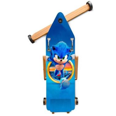Imagem de Carrinho De Rolimã 4 Rodas Brinquedo Sonic - Primanto