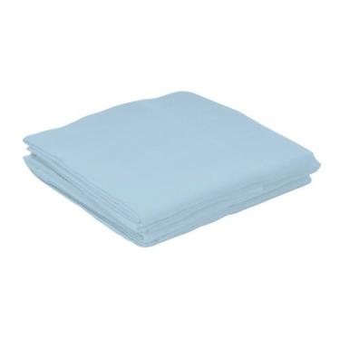 Imagem de Toalha Fralda Luxo Pinte e Borde 3 Unidades - Fraldas Incomfral, Azul
