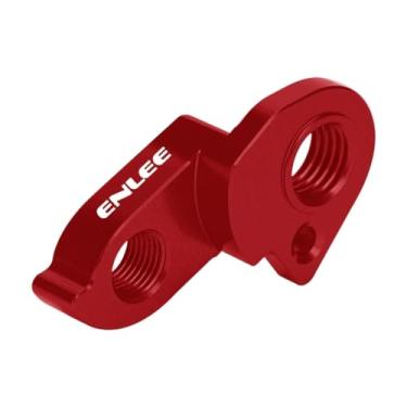 Imagem de predolo Gancho de Câmbio Traseiro de Bicicleta, Acessório de Liga de Alumínio para Ciclismo de Estrada E Montanha, Peças de Componentes Profissionais Portátei, Vermelho, Tamanho real