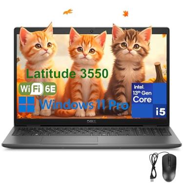Imagem de Dell Notebook Latitude 3550 para negócios e trabalho, Intel Core i5-1335U (Beat i7-1255U), RAM DDR5 de 16 GB, SSD PCIe de 512 GB, FHD de 15,6 polegadas, WiFi 6E, Bluetooth, Webcam FHD, USB4 Type-C