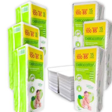 Imagem de Algodão quadrado bebê 600 unidades