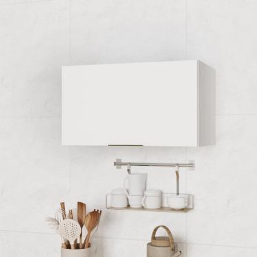 Imagem de Armário Aéreo 1 Porta Basculante 60cm Ipanema Cabecasa Madeiramadeira Branco