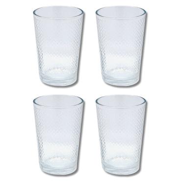 Imagem de Conj. 4 Copos Transparentes de Vidro Arizona 200ML P/Suco