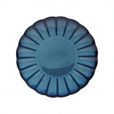 Imagem de Prato Pequeno Para Sobremesas Cozinha Azul 21cm Cerâmica Doce Bolo (4)