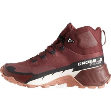 Imagem de Salomon Botas de caminhada femininas Cross Mid Gore-tex, Marrom, 41