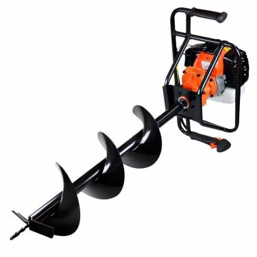 Imagem de Perfurador De Solo a Gasolina Motor 52c Broca 80x20 P/ Cerca & Palanque Vulcan Trent VPS520 Profissional