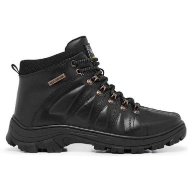 Imagem de Bota Coturno  Masculino  Adventure Escalada  Esportes Preto Sola Trato