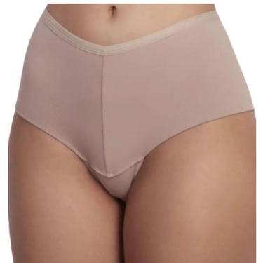 Imagem de Kit Com 3 Calcinha Cintura Alta Modeladora Reforçada Cinta - Sou Gata 