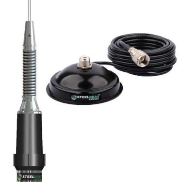 Imagem de Antena Móvel Px 150cm 150w Radio Amador Ap0190 Suporte Magnético Super