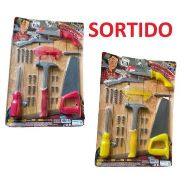 Imagem de Kit Ferramentas Premium 23 peças Infantil Oficina Sortido - Company ki