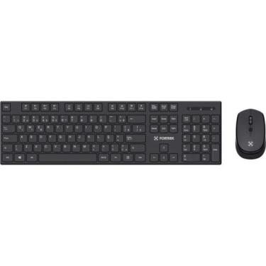 Imagem de Kit Mouse e Teclado Fortrek CW11 Wireless Preto