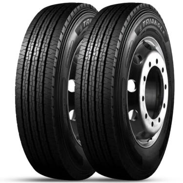 Imagem de Kit 2 Pneu Aro 17.5 235/75R17.5 Triangle TR685 141/140J 16PR