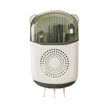 Imagem de Rrlihjgu Porta Palitos - Organizador de Utensílios de Cozinha - Cesto Organizador Adesivo Montado na Parede Removível para Cozinha Armário Apartamento Dormitório Balcão