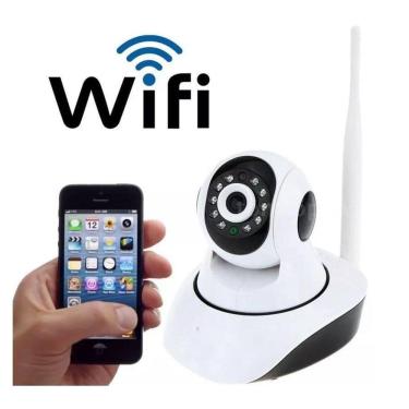Imagem de Babá Eletrônica Câmera Wifi 2 Antenas App Yoosee Com Áudio