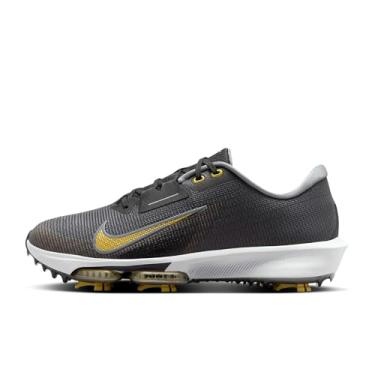 Imagem de Nike Tênis de golfe Air Zoom Infinity Tour 2, Preto/cinza claro/platina pura/ouro infinito, 41