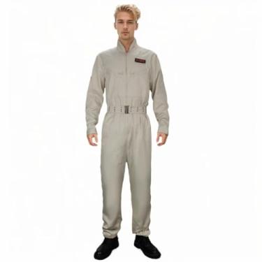 Imagem de Westmall Fantasia masculina de caça fantasma adulto conjunto de Halloween M