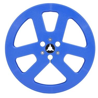 Imagem de GOWENIC 1/4 de 7 Polegadas Vazio Tape Reel, ABS Universal Open Reel Sound Take Up Com 6 Furos à Prova de, Apto para ReVox Studer para Gravadores (BLUE)