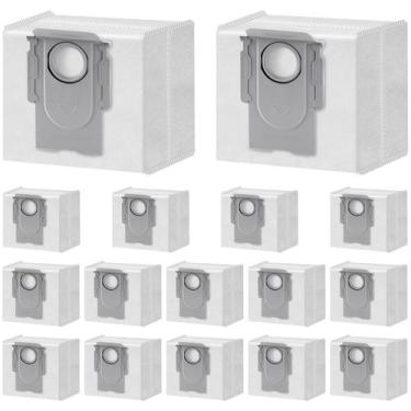 Imagem de Saco de pó com 16 pacotes de 3,6 L para Roborock Q5 Max+, Q7 M5+, Q10 