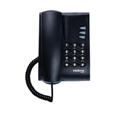Imagem de Telefone Com Fio Pleno Intelbras para Mesa e Parede, Preto