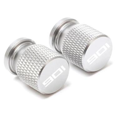 Imagem de Tampa de tampa de válvula de pneu de roda CNC para motocicleta compatível com 701 Supermoto e Enduro Norden 901 Svartpilen 401 VITPILEN 401 (901 prata)