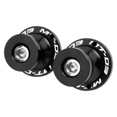 Imagem de BYYINGSUS Parafusos de suporte deslizantes de bobinas de braço oscilante de 6 mm acessórios de motocicleta compatíveis com Y&AMAHA MT03 MT09 MT10 MT 03 09 10 Mt03 Mt09 Mt10 (preto Mt03)