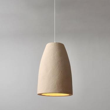 Imagem de Luminária pendente minimalista Wabi-sabi, luminária suspensa estilo japonês, iluminação de teto, luminárias criativas para cozinha interna, luminárias pendentes para mesa de jantar, lustres