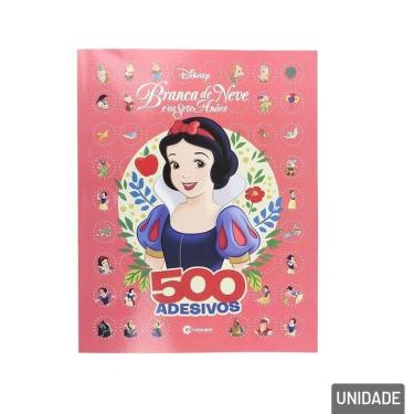 Imagem de Livro de Colorir 500 Adesivos Branca de Neve - Tudo em Caixa
