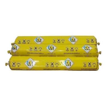 Imagem de Mastique PU Calhas Original (kit C/ 3 Sachês) - Mastique Ltda., Branco