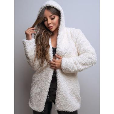 Imagem de Casaco ares - segredo da moda , Branco, M