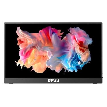 Imagem de Monitor portátil DPJJ 15,6 polegadas 1080P USB-C HDMI 2,7 lb