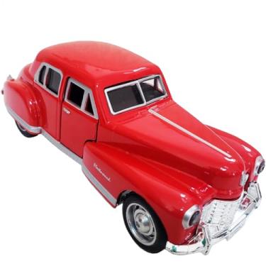 Imagem de Carrinho De Ferro Clássico Fleetwood Miniatura Coleção 1/32 Abertura de Portas Fricção (Vermelho)