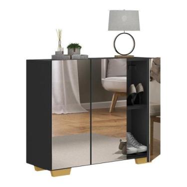 Imagem de Sapateira Com Espelho 3 Portas Nina Multimóveis V6023 - MULTIMOVEIS