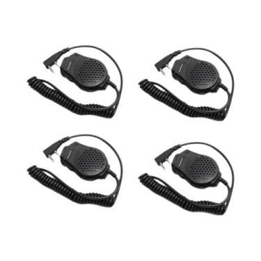 Imagem de Microfone De Ombro Dual PTT Para Walkie Talkie Baofeng UV-82 DM-1701 U