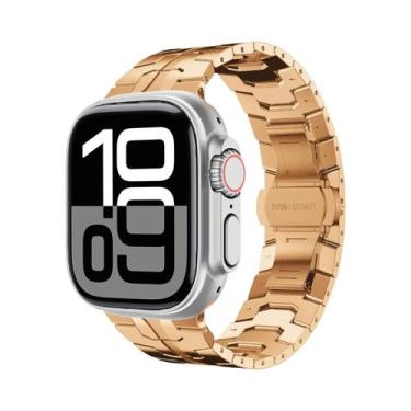 Imagem de Pulseira De Metal Em Aço Inoxidável Para Apple Watch 46 42mm Ultra3 49
