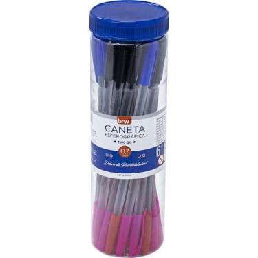 Imagem de Caneta Esferográfica TWO GO 0,7MM Pote com 24 Unidades - BRW