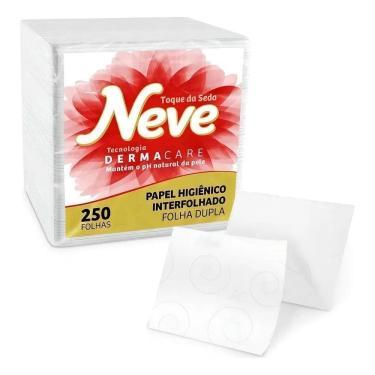 Imagem de 5X Papel Higiênico Neve Cai Cai Interfolhado Macio Com 3.00