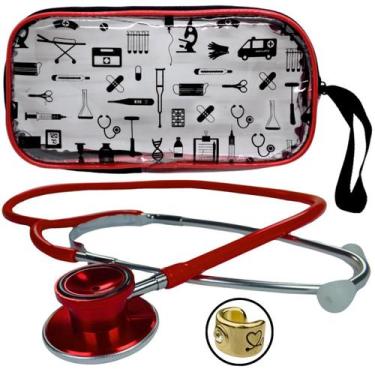 Imagem de Estetoscopio Duplo Duosson Cardiaco Pulmonar Adulto Pediatrico Infanti