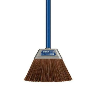 Imagem de Vassoura Piaçava Multiuso Uso Externo Com Cabo - 27 X 19 X 5cm