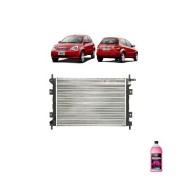 Imagem de Kit Radiador Ford Fiesta Ka 1.6 2009 2011 Com Aditivo Radiador Orbi Química 1L