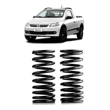 Imagem de Par Molas Tamanho Original Traseira Saveiro G5 A G8 - Loubaque