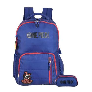 Imagem de Kit One Piece Mochila De Costas + Estojo Triplo Anime