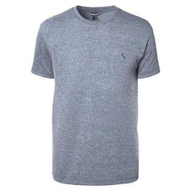 Imagem de Camiseta Reserva Regular Mescla Touch Masculina Azul Claro-Masculino