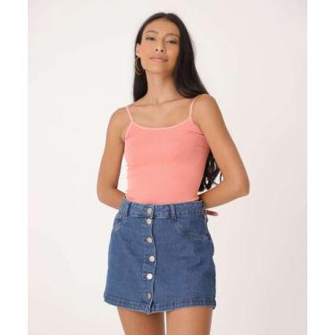 Imagem de Blusa Regata Feminina Canelada Sem Costura Marisa-15484, Rosa, PP